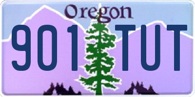 OR license plate 901TUT