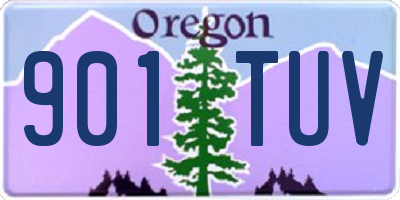 OR license plate 901TUV