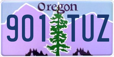 OR license plate 901TUZ