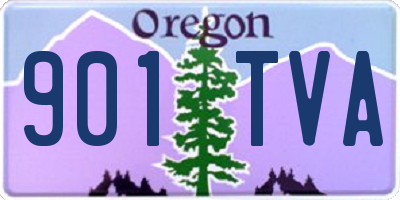 OR license plate 901TVA