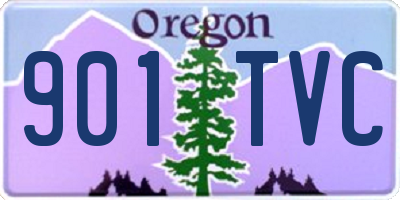OR license plate 901TVC