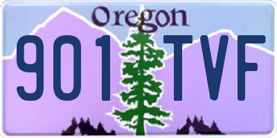 OR license plate 901TVF