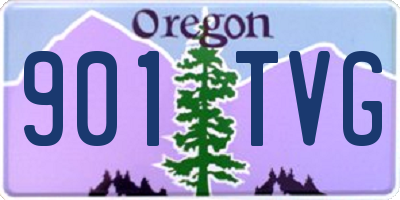 OR license plate 901TVG
