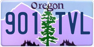 OR license plate 901TVL