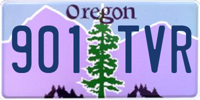OR license plate 901TVR