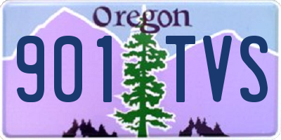 OR license plate 901TVS