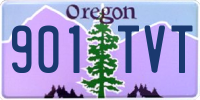 OR license plate 901TVT