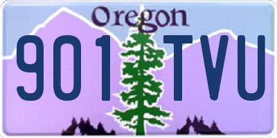 OR license plate 901TVU