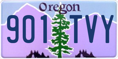 OR license plate 901TVY