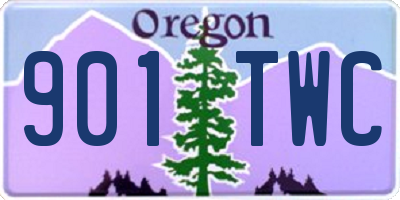 OR license plate 901TWC
