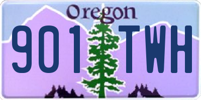 OR license plate 901TWH