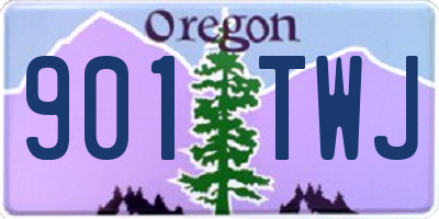 OR license plate 901TWJ
