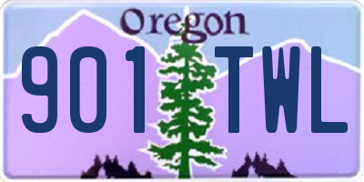 OR license plate 901TWL