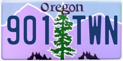OR license plate 901TWN
