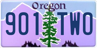 OR license plate 901TWO