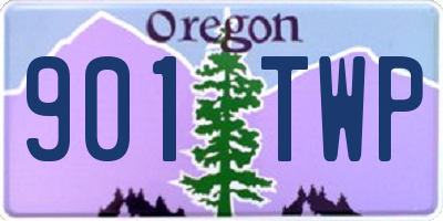 OR license plate 901TWP