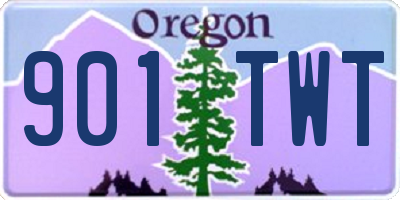 OR license plate 901TWT