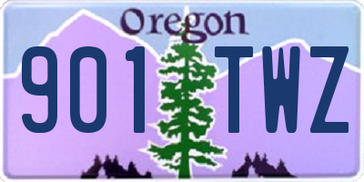 OR license plate 901TWZ