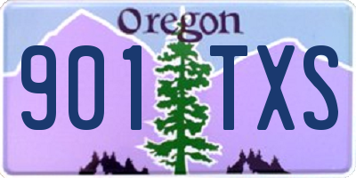 OR license plate 901TXS