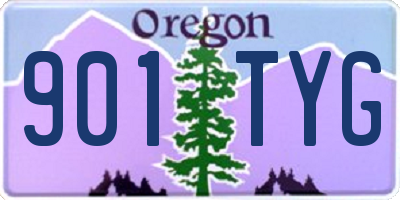 OR license plate 901TYG
