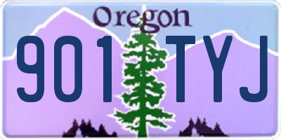 OR license plate 901TYJ