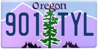 OR license plate 901TYL