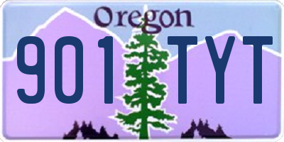 OR license plate 901TYT