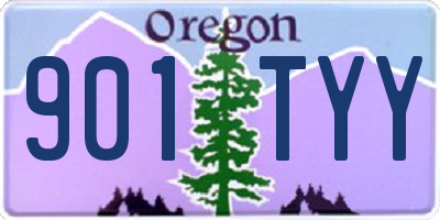 OR license plate 901TYY