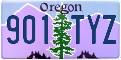 OR license plate 901TYZ