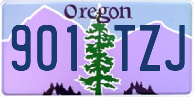 OR license plate 901TZJ