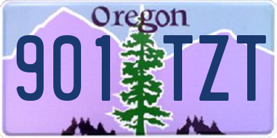 OR license plate 901TZT