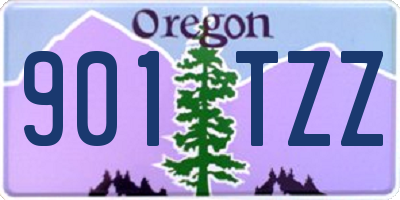 OR license plate 901TZZ
