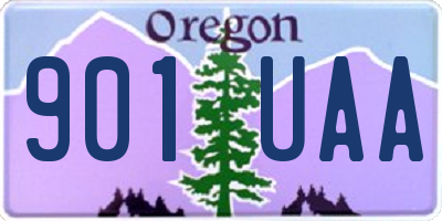 OR license plate 901UAA
