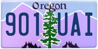 OR license plate 901UAI