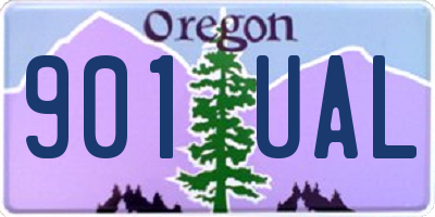 OR license plate 901UAL