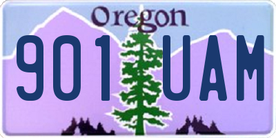 OR license plate 901UAM
