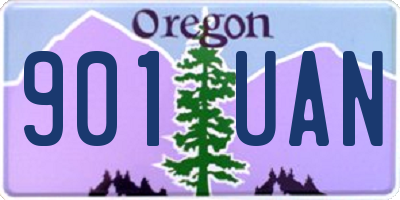 OR license plate 901UAN
