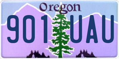 OR license plate 901UAU