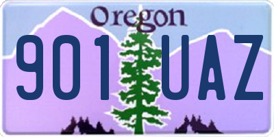 OR license plate 901UAZ