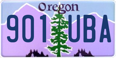 OR license plate 901UBA