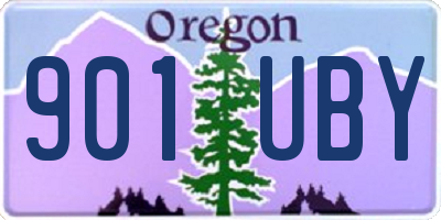 OR license plate 901UBY