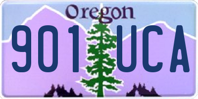 OR license plate 901UCA