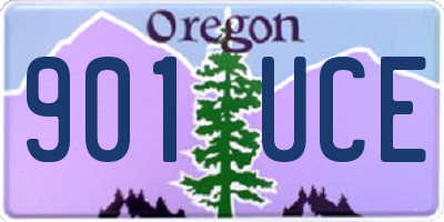 OR license plate 901UCE