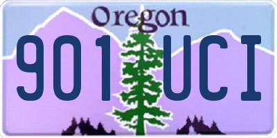 OR license plate 901UCI