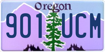OR license plate 901UCM