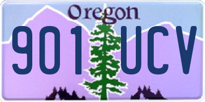 OR license plate 901UCV