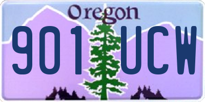 OR license plate 901UCW