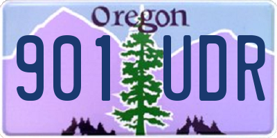 OR license plate 901UDR