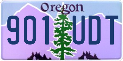 OR license plate 901UDT