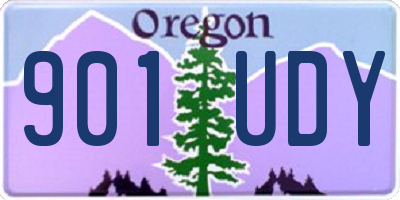 OR license plate 901UDY